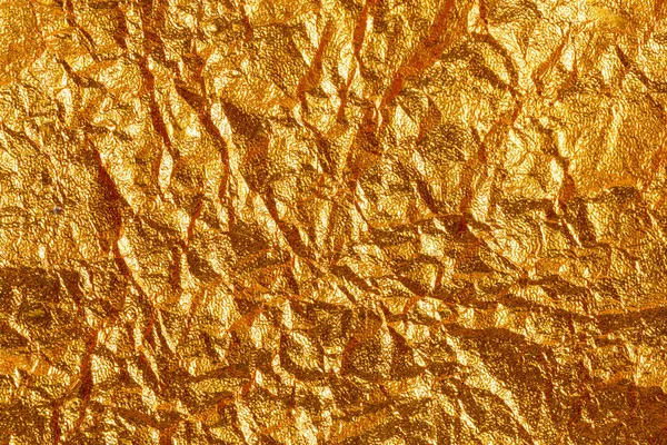 Tło Tekturowe Złotym Arkuszem Papieru — Zdjęcie stockowe