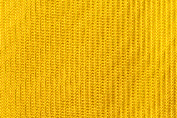 Gelbe Farbe Sportbekleidung Stoff Fußballhemd Jersey Textur Und Textilen Hintergrund — Stockfoto