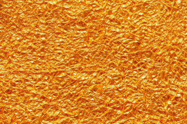 Altın kağıt yaprak desen karton arkaplan.