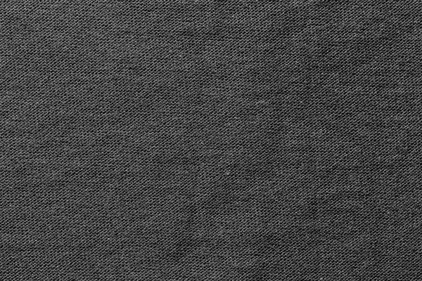 Black Color Fabric Cloth Polyester Texture Textile Background — Stock Photo, Image