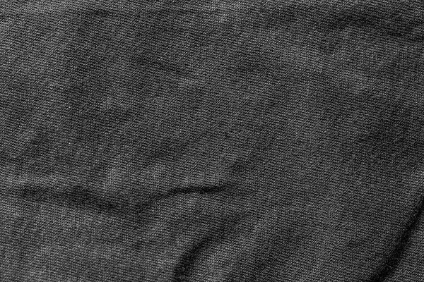 Tissu Couleur Noire Texture Polyester Fond Textile — Photo