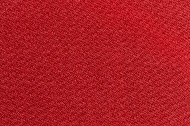 Kırmızı renk kumaş kumaş polyester doku ve tekstil arkaplan.