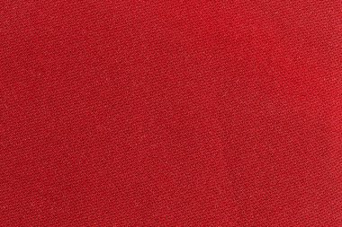 Red color fabric cloth polyester texture and textile background. clipart