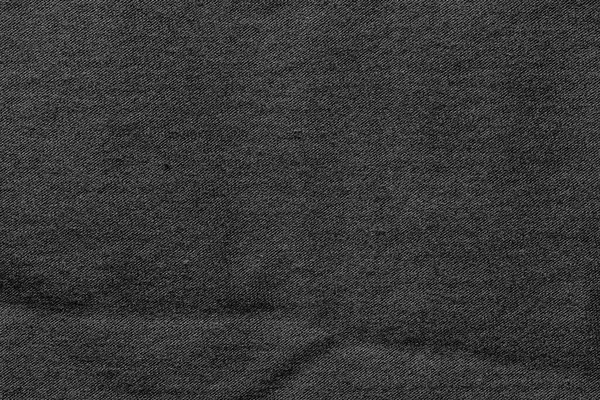 Cor Preta Pano Tecido Textura Poliéster Fundo Têxtil — Fotografia de Stock