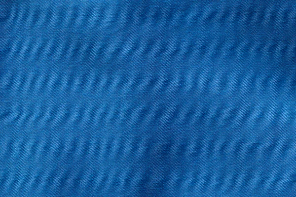 Голубой Цвет Ткани Ткани Полиэфирной Текстуры Текстильного Фона — стоковое фото