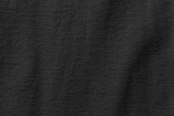 Svart Färg Tyg Polyester Textur Och Textil Bakgrund — Stockfoto