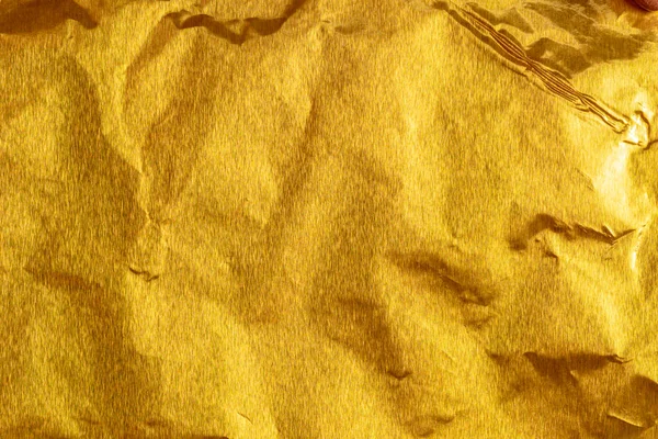 Gold Papier Blatt Textur Karton Hintergrund — Stockfoto