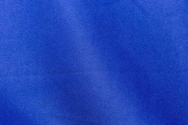 Azul Cor Esportes Vestuário Tecido Futebol Camisa Jersey Textura Têxtil — Fotografia de Stock