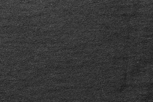 Colore Nero Tessuto Tessuto Poliestere Texture Sfondo Tessile — Foto Stock