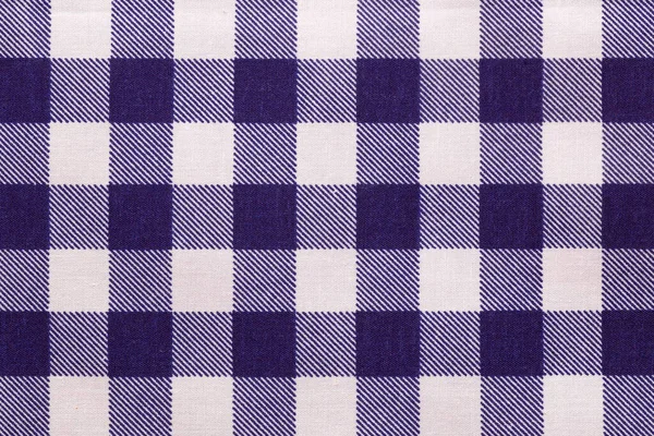 Close Plaid Fabric Pattern Texture Textile Background — Fotografia de Stock