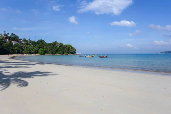 Природа Андаманского Моря Пляж Белым Песком Пляже Патонг Остров Пхукет — стоковое фото
