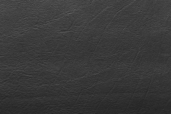 Black Leather Textured Background — 스톡 사진