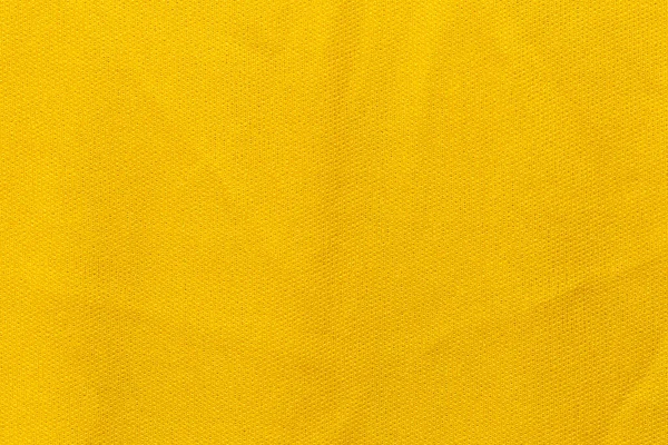 Yellow Color Sports Clothing Fabric Football Shirt Jersey Texture Textile — Stock Photo, Image