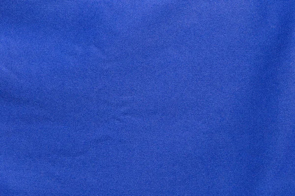 Azul Cor Esportes Vestuário Tecido Futebol Camisa Jersey Textura Têxtil — Fotografia de Stock