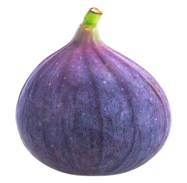 Beyaz arka planda izole edilmiş olgun taze incir meyvesi. Organik meyve.