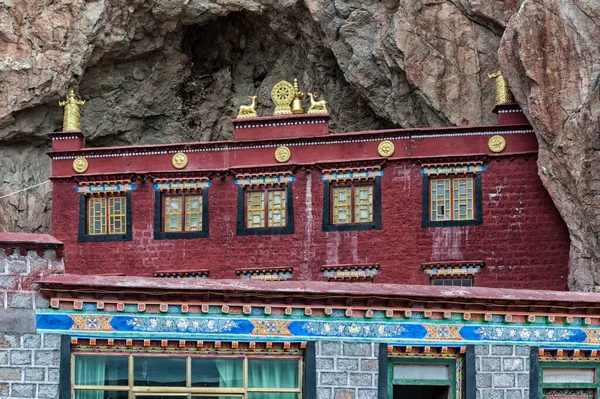 Das Wunderschöne Tashi Dor Kloster Nam Tso See Damxung County — Stockfoto