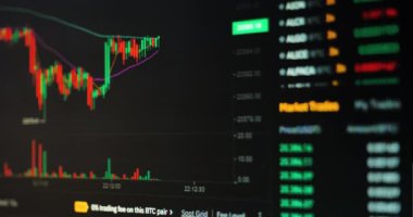 Şifreleme para birimi grafiği çevrimiçi. Bitcoin fiyatının pazar tablosu