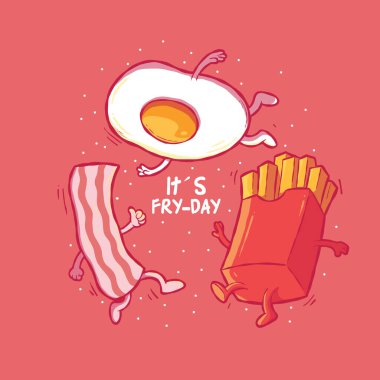 Fast Food karakterleri vektör çizimine düşüyor. Yiyecek, sağlıksız, yaşam tarzı tasarım konsepti.