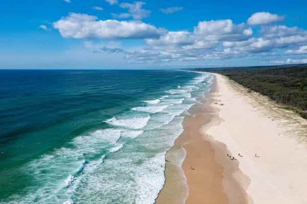 Kuzey Stradbroke Adası Queensland Avustralya Daki Main Beach — Stok fotoğraf