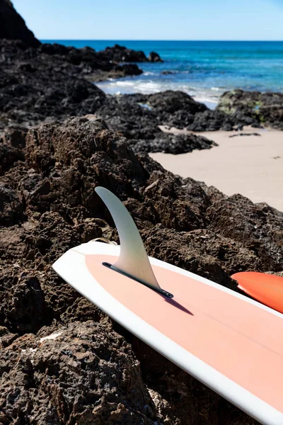Tablas Surf Playa Tallow Byron Bay Nsw Australia — Foto de Stock