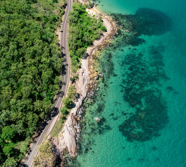 Amazing Captain Cook Highway Rainforest Meets Reef Tropical Far North — Stock Photo, Image