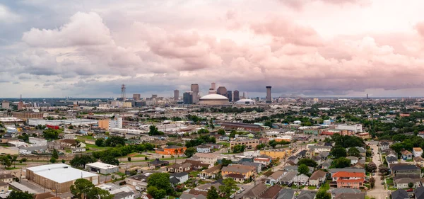 Sunset New Orleans Mississippi River Louisiana Amerikai Egyesült Államok — Stock Fotó
