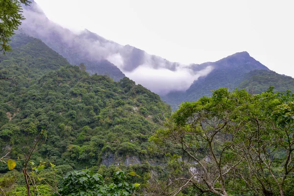 Vista Panoramica Del Parco Nazionale Taroko Con Alta Montagna Verde — Foto Stock