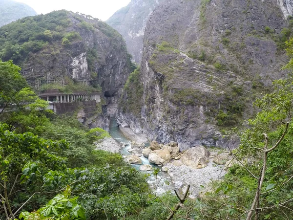 Vacker Utsikt Över Taroko Gorge National Park Landskap Hualien Taiwan — Stockfoto