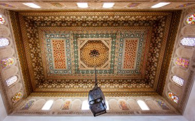 Interior of Bahia Palace in Marrakesh, Morocco, North Africa