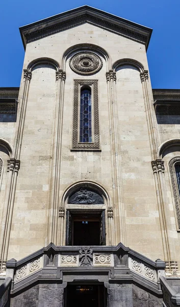 Εκκλησία Kashveti Του Αγίου Γεωργίου Στην Τιφλίδα Γερόγεια Ευρώπη — Φωτογραφία Αρχείου