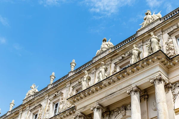 Rico Exterior Ornamentado Palácio Herrenchiemsee Baviera Alemanha Europa — Fotografia de Stock