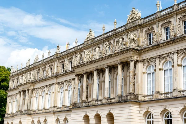 Rico Exterior Ornamentado Del Palacio Herrenchiemsee Baviera Alemania Europa — Foto de Stock