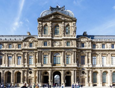 Louvre Louvre 'un dışı Paris, Fransa, Avrupa