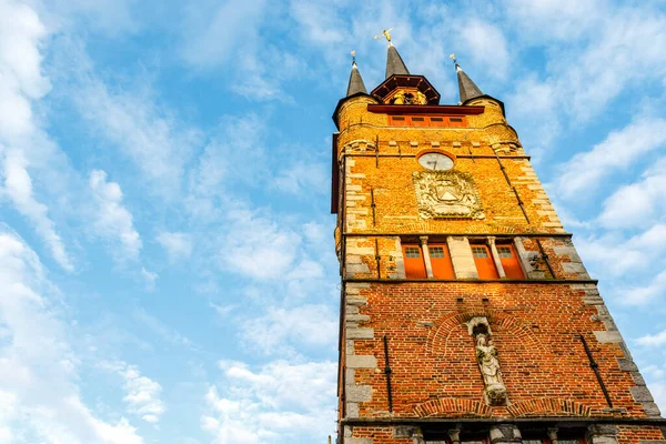 Außenansicht Des Glockenturms Von Courtrai Flandern Belgien Europa — Stockfoto
