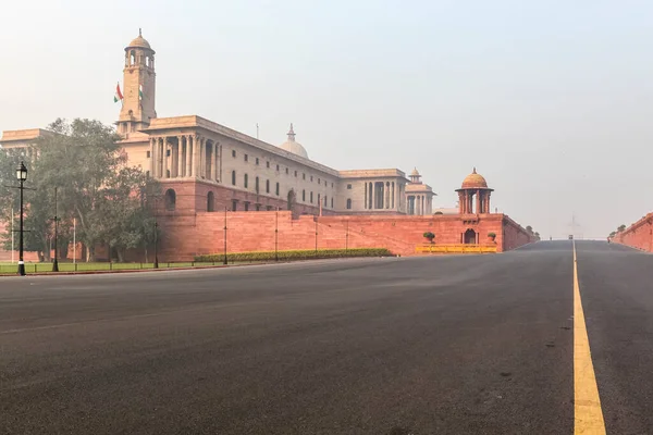Buitenkant Van Overheidsgebouwen New Delhi Delhi Noord India Azië — Stockfoto