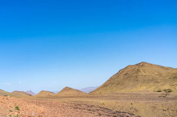 Dry Desolate Atlas Mountains Marrakech Ouarzazate Morocco North Africa — Stock Photo, Image