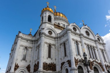 İsa 'nın Katedrali' nin dışı Moskova, Rusya, Avrupa 'daki Kurtarıcı