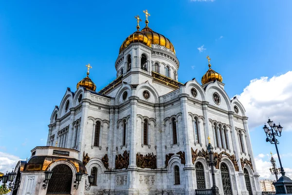 Exterior Catedral Cristo Salvador Moscou Rússia Europa — Fotografia de Stock