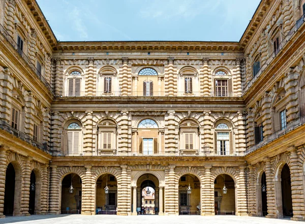 Wnętrze Pałacu Pitti Florencji Toskania Włochy Europa — Zdjęcie stockowe