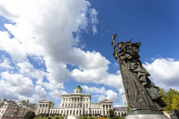 Monument Vladimir Grande Statue Moscou Russie — Photo