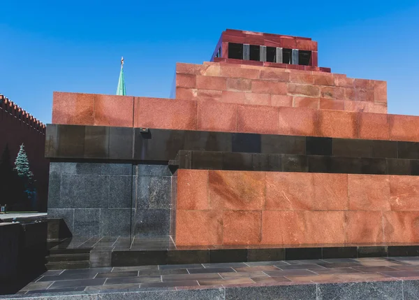 Lenins Mausoleum Rode Plein Kremlin Moskou Rusland — Stockfoto