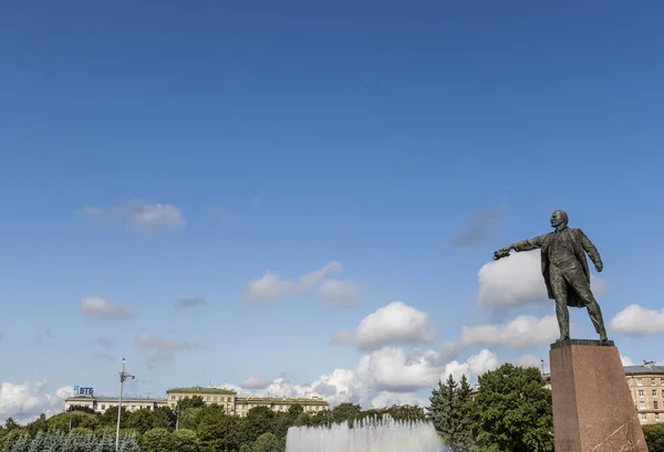 Pomnik Lenina Placu Moskiewskim Petersburgu Rosja Europa — Zdjęcie stockowe