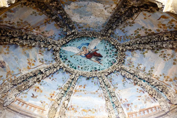 Reich Dekorierte Innenräume Der Grotte Von Mose Palazzo Pitti Florenz — Stockfoto