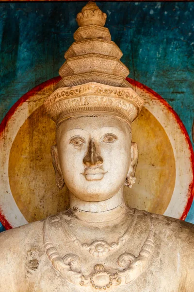 Ruwanwelisaya Una Cetiya Estupa Ciudad Sagrada Anuradhapura Sri Lanka —  Fotos de Stock