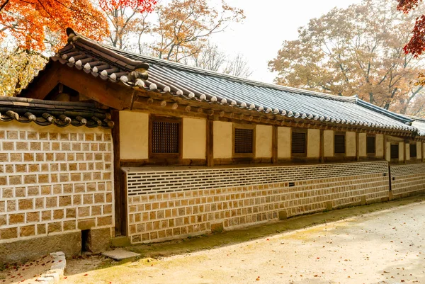 Ősz Nakseonjae Hall Ban Changygeonggung Palotában Szöulban Dél Koreában Ázsiában — Stock Fotó