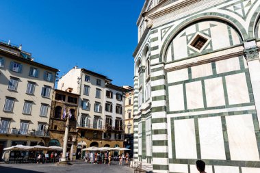 Floransa, Toskana, İtalya ve Avrupa 'daki Santa Maria del Fiore Katedrali' nin dışında.