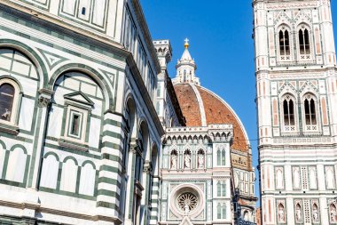 Floransa, Toskana, İtalya ve Avrupa 'daki Santa Maria del Fiore Katedrali' nin dışında.