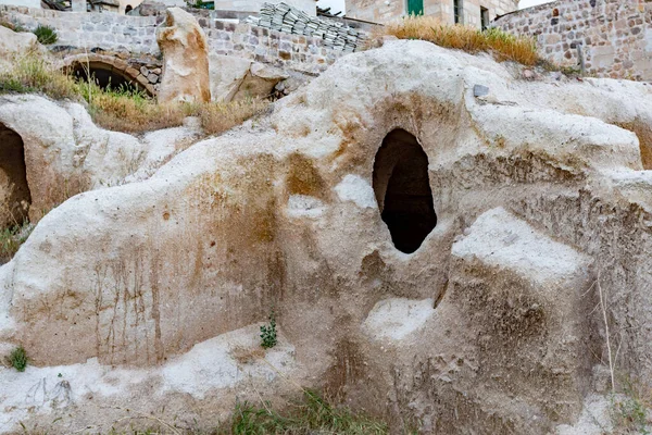Σπήλαια Σπίτια Goreme Nevsehir Capadoccia Ανατολία Τουρκία Μέση Ανατολή — Φωτογραφία Αρχείου