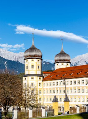 Stams Abbey in Stams, Tirol, Avusturya, Avrupa 'nın Dışı