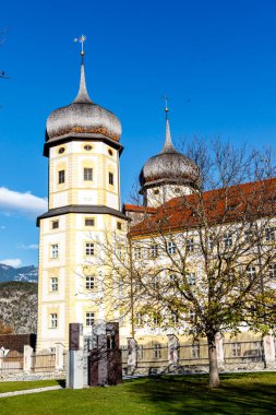 Stams Abbey in Stams, Tirol, Avusturya, Avrupa 'nın Dışı